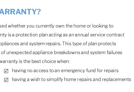 appliance warranty carmel